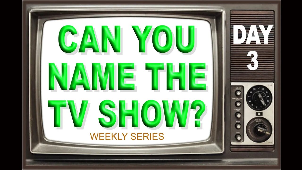 Day 3 of "Can you guess that TV show?"