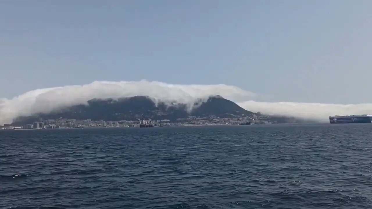 Fog moving in.