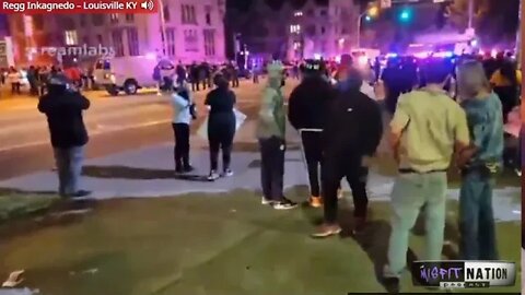 (VIDEO) 2 Cops Shot in Louisville Riots Caught on Livestream, Streamer Helps Possible Suspect Escape