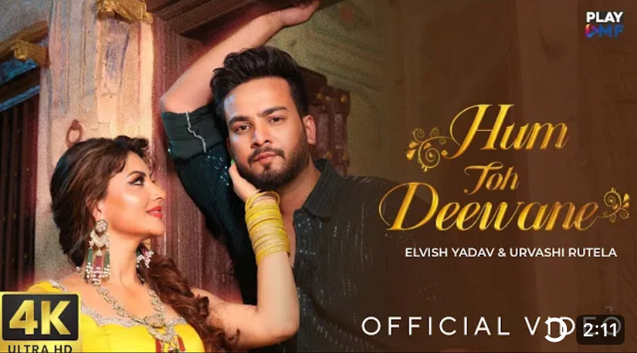 Hum Toh Deewane Elvish (Official Video) Urvashi Rutela Song | Elvish Yadav New Song | New Hindi Song