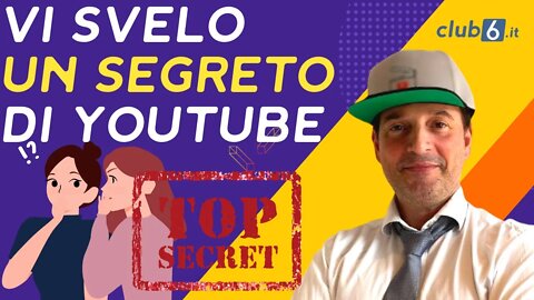 Vi svelo un 🔐 Segreto di Youtube