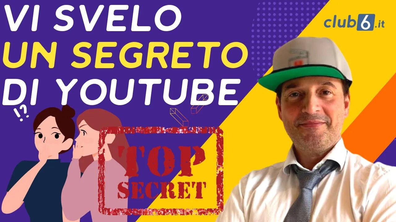 Vi svelo un 🔐 Segreto di Youtube