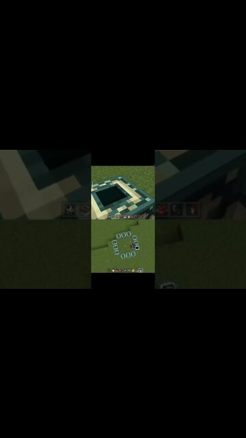 Minecraft O primeiro portal do meu filho 🤣 #shorts #minecraft