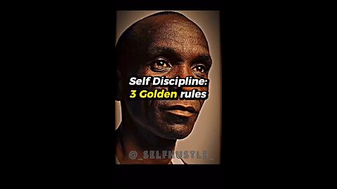 3 Golden rules