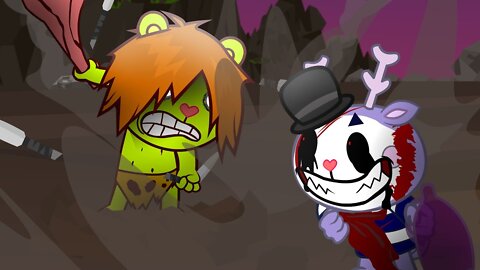 Fight Back mime VS Cro-Marmot - HAPPY TREE FRIENDS (AMNESIA 5.5)