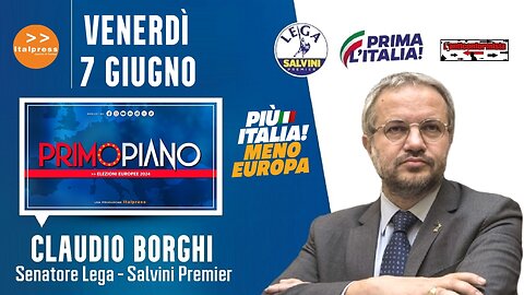 🔴 Sen. Claudio Borghi: “Serve meno Europa, gli Stati recuperino sovranità” (07.06.2024)