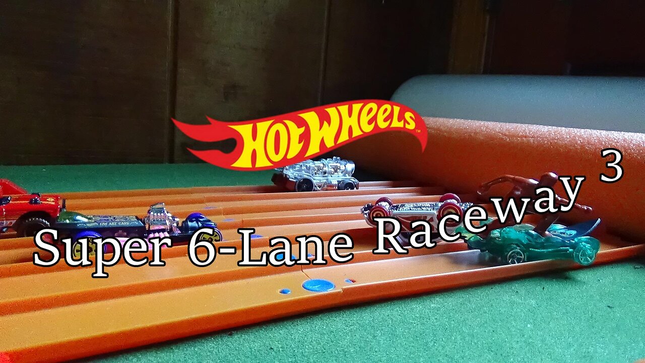 Hot Wheels Super 6-Lane Raceway Tournament (Race 3)