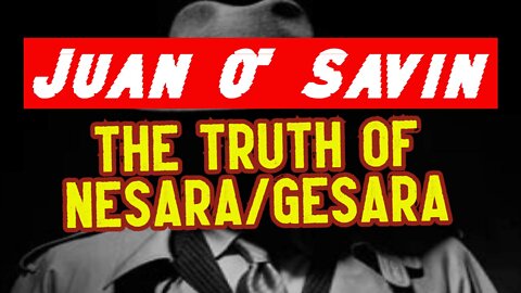 Juan O' Savin: The Truth of NESARA/GESARA.