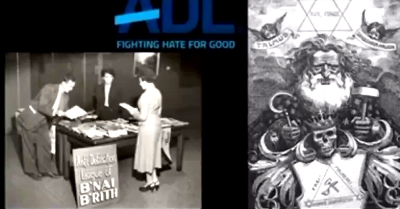 ADL WAS FORMED TO PROTECT ZIONISTS (= FAKE JEWS) - KHAZARIAN PEDO SATANIC BASTARDS ✡️