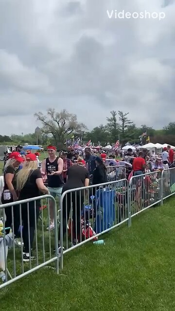 Getting Ready For The Trump Rally!