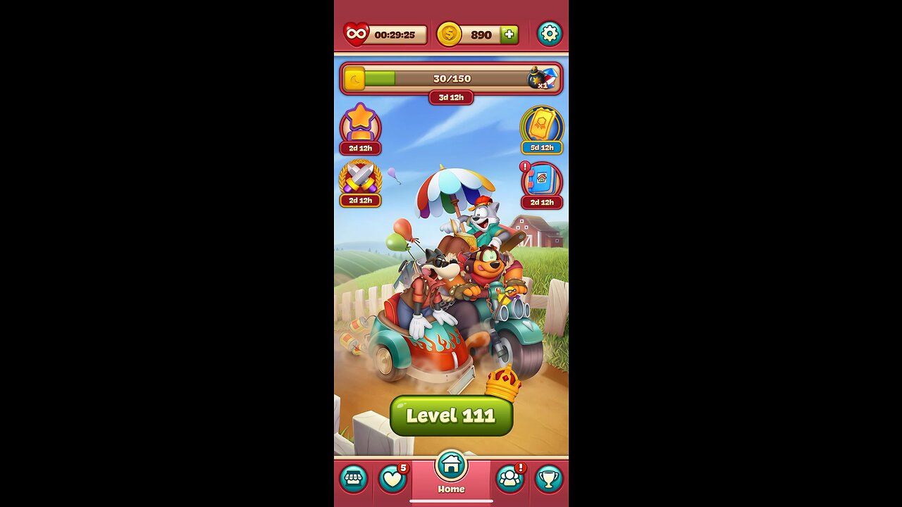 Toon Blast Level 111