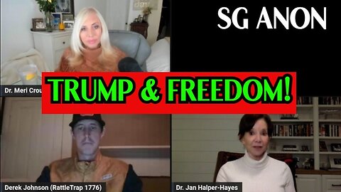 Derek Johnson & SG ANON & Halper-Hayes ~ TRUMP & FREEDOM 1/26/24..