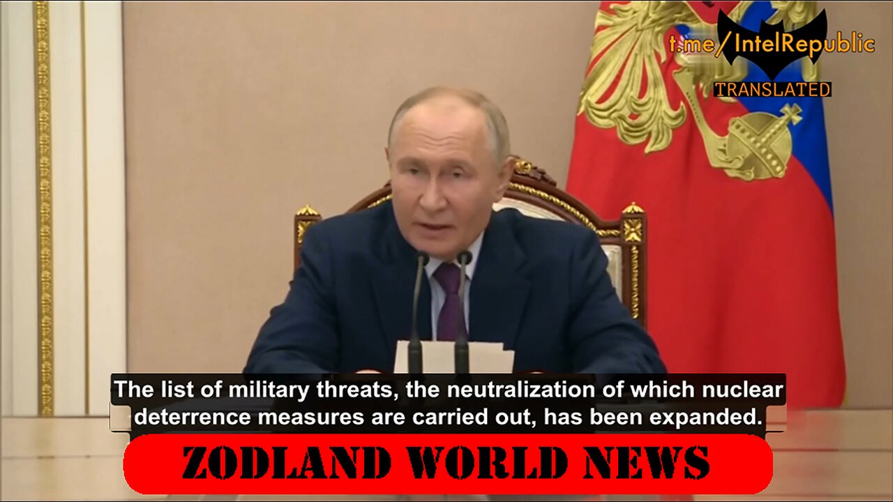 ►🇷🇺🇺🇦🚨❗️⚡️ 🇷🇺 Russia Tightens-Up Nuclear Doctrine