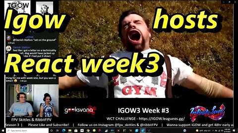 igow hosts react to my week 3 video