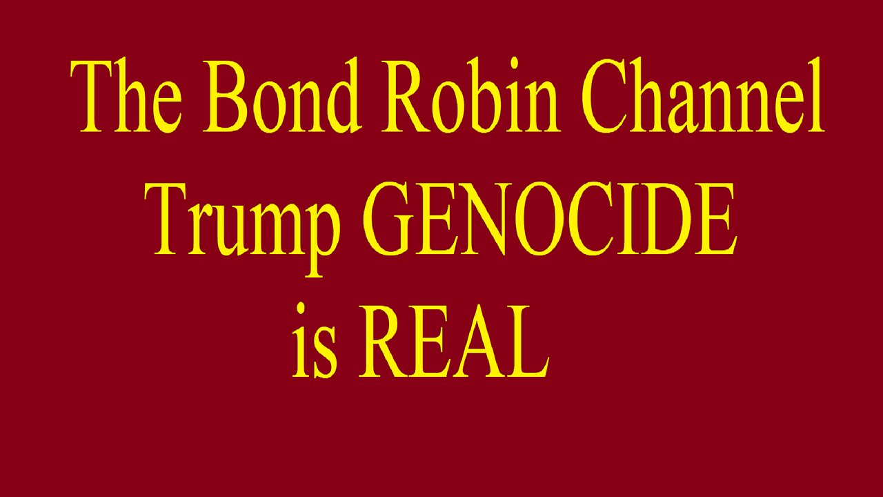 Trump GENOCIDE is REAL