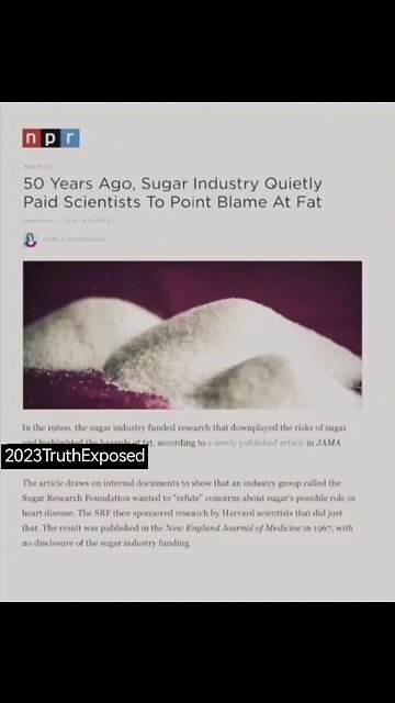 The Sugar Industry Suppressed The Truth
