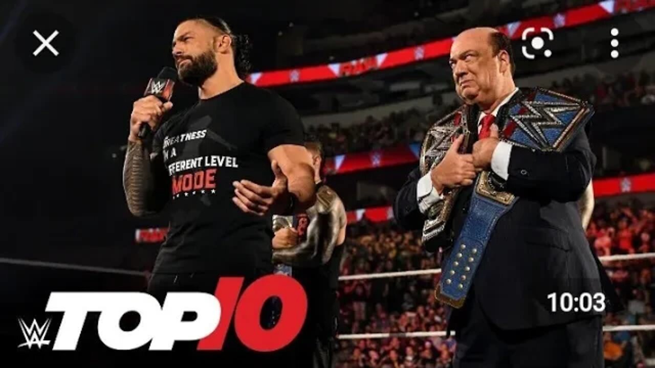 WWE TOP 10 monday night raw moments : July 26, 2022 #wweraw