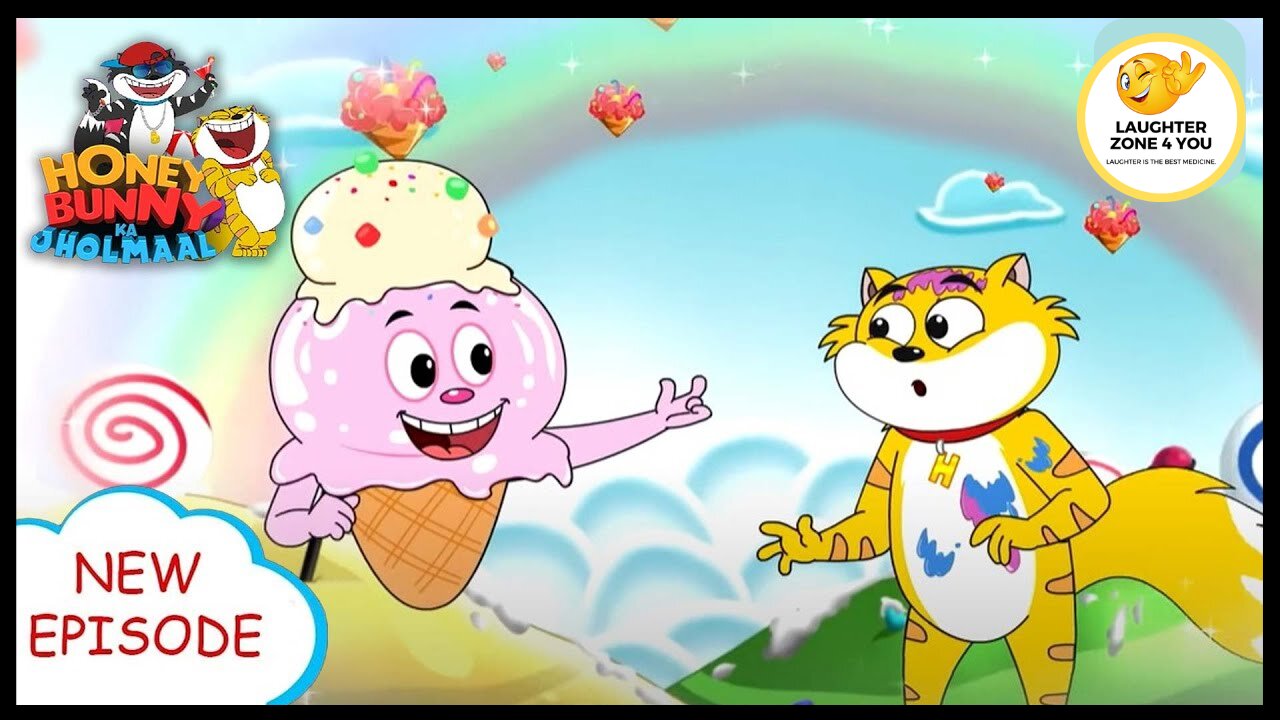 Ice Cream | Honey Bunny Jholmaal Cartoons | #funny #yt #2024 #ytshorts #cartoon #kids #2024#today