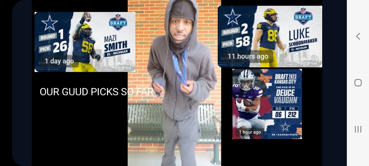 COWBOYS 2023 DRAFT MAZI , LUKE, DUECE DUECE TURNT