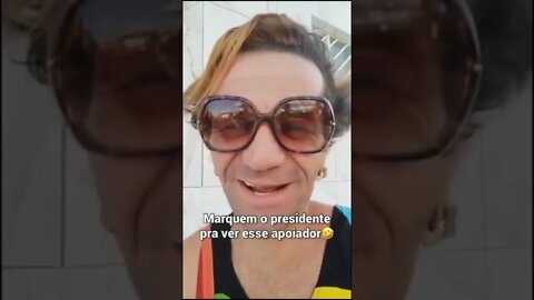 Meu sonho é dar um abraço no meu presidente...