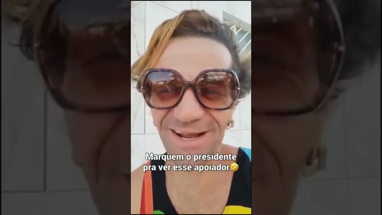 Meu sonho é dar um abraço no meu presidente...