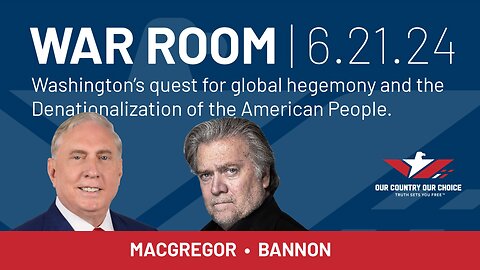 Steve Bannon with Col Douglas Macgregor