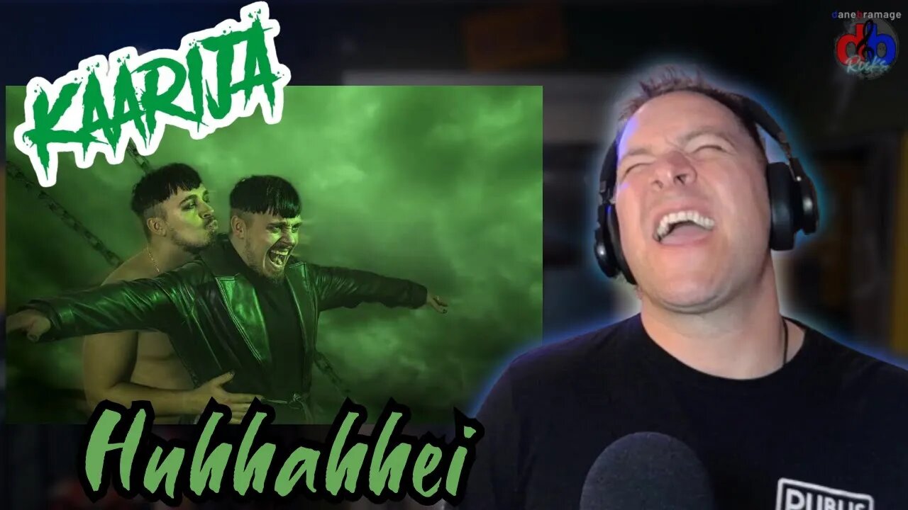 Käärijä "Huhhahhei" 🇫🇮 Official Visualizer | DaneBramage Rocks Reaction