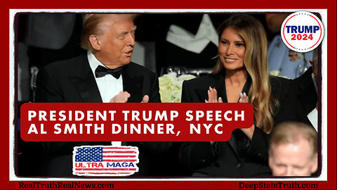 🇺🇸 🎙️ President Donald Trump Drops Truth Bombs, Jokes and Roasts Democrats and Kamala Harris at the Al Smith Charity Dinner ☆ Oct 17/2024