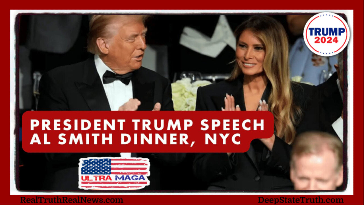 🇺🇸 🎙️ President Donald Trump Drops Truth Bombs, Jokes and Roasts Democrats and Kamala Harris at the Al Smith Charity Dinner ☆ Oct 17/2024