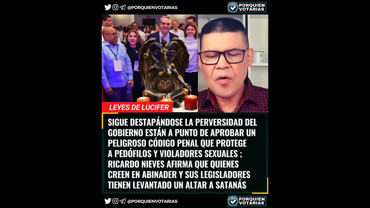 LEYES DE LUCIFER EN REPUBLICA DOMINICANA, AGENDA 20-30 NUEVO ORDEN MUNDIAL