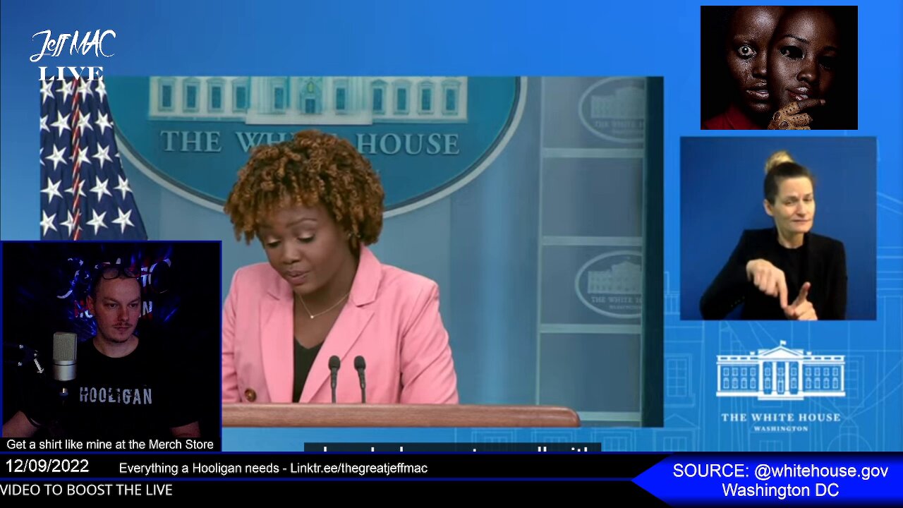 LIVE NOW: WH Press Briefing Clown Show with KJP