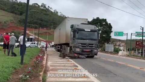 Motociclista de 56 anos morre em acidente na BR-262 em Reduto