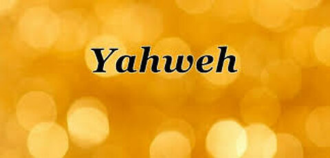 Yahweh is not in the Bible