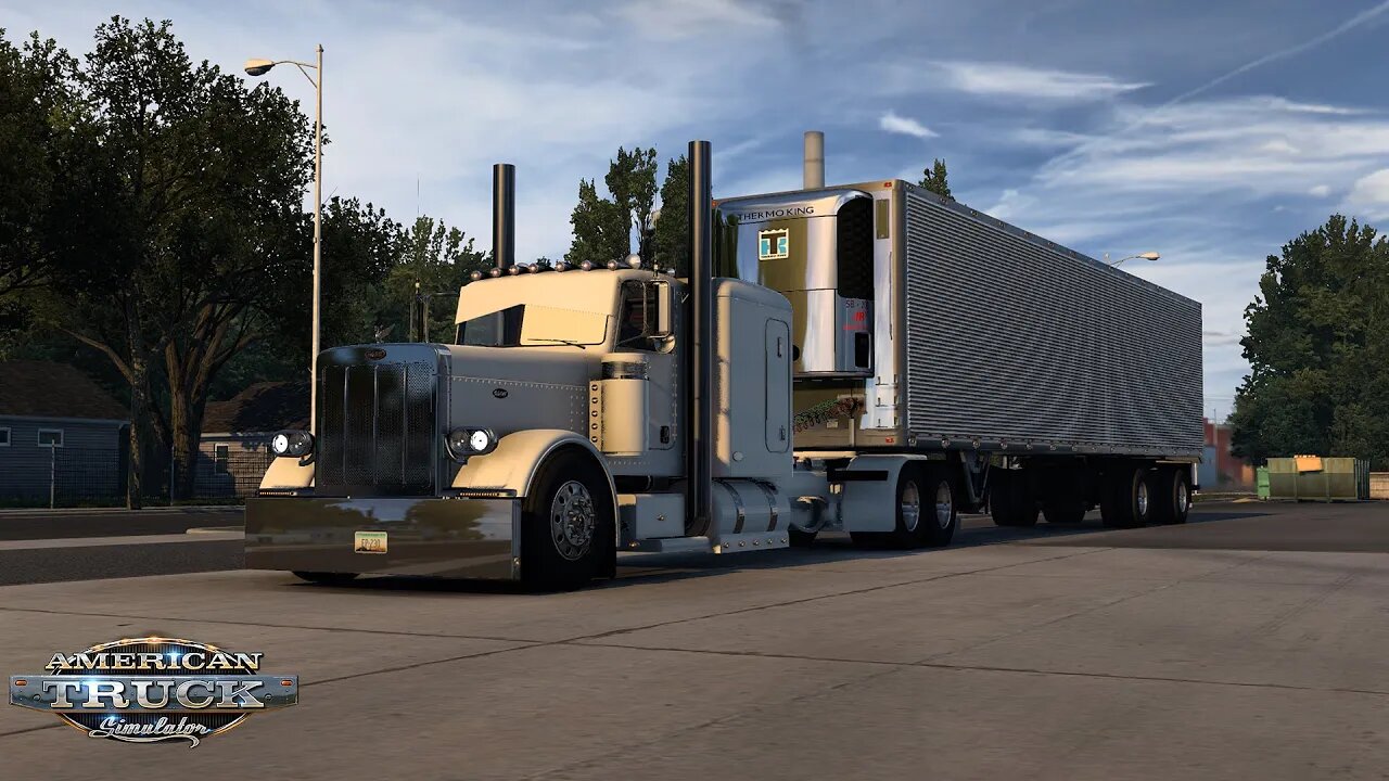 ATS Gameplay | Peterbilt Custom 379 | Gillette WY to Billings MT | Buttermilk 41,603lb