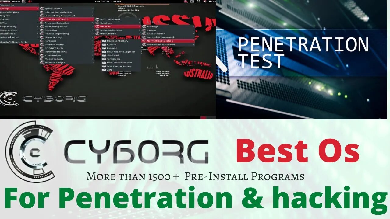 How to install Cyborg Hawk 2020 | penetration & hacking operating System | Best OS of 2023