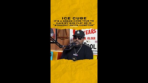 #icecube Its a ☁️ come true 4 my son ▶️ me in “Straight Outta Compton🎥 @fullsendpodcast