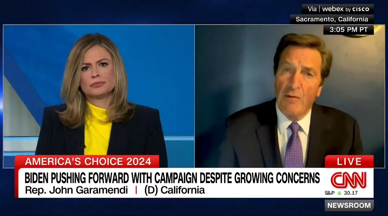 Rep Garamendi Tries To Spin For Biden: Trump Has Dementia