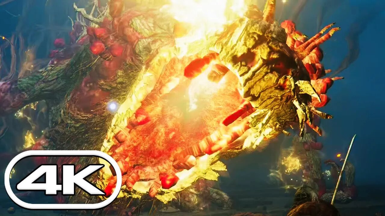 Elden Ring - Ulcerated Tree Spirit Boss Fight (4K HDR 60FPS)