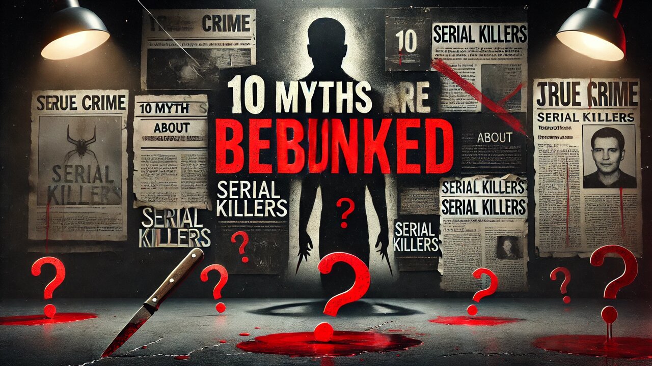 🔍 Serial Killers: Myths vs. Reality 🔍