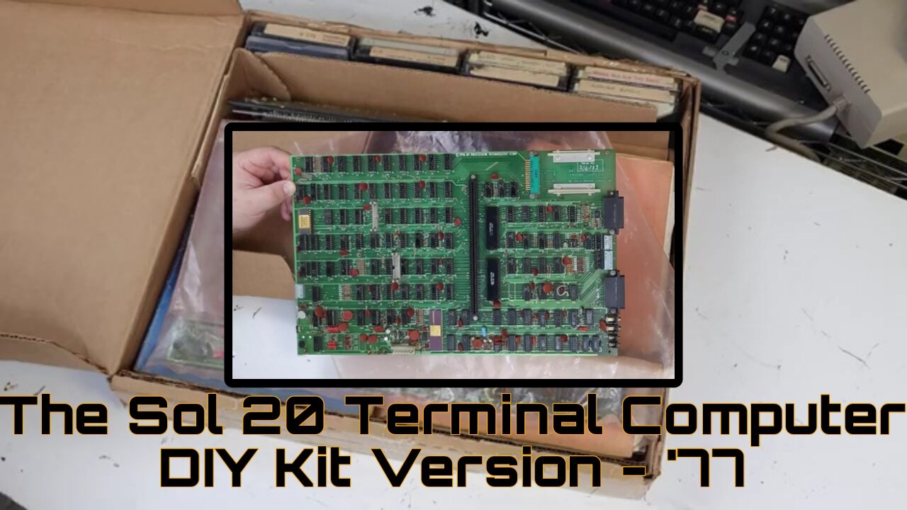 Sol 20 Terminal Computer - 8080 - Kit Version - 1977 (Tech Time Traveller)