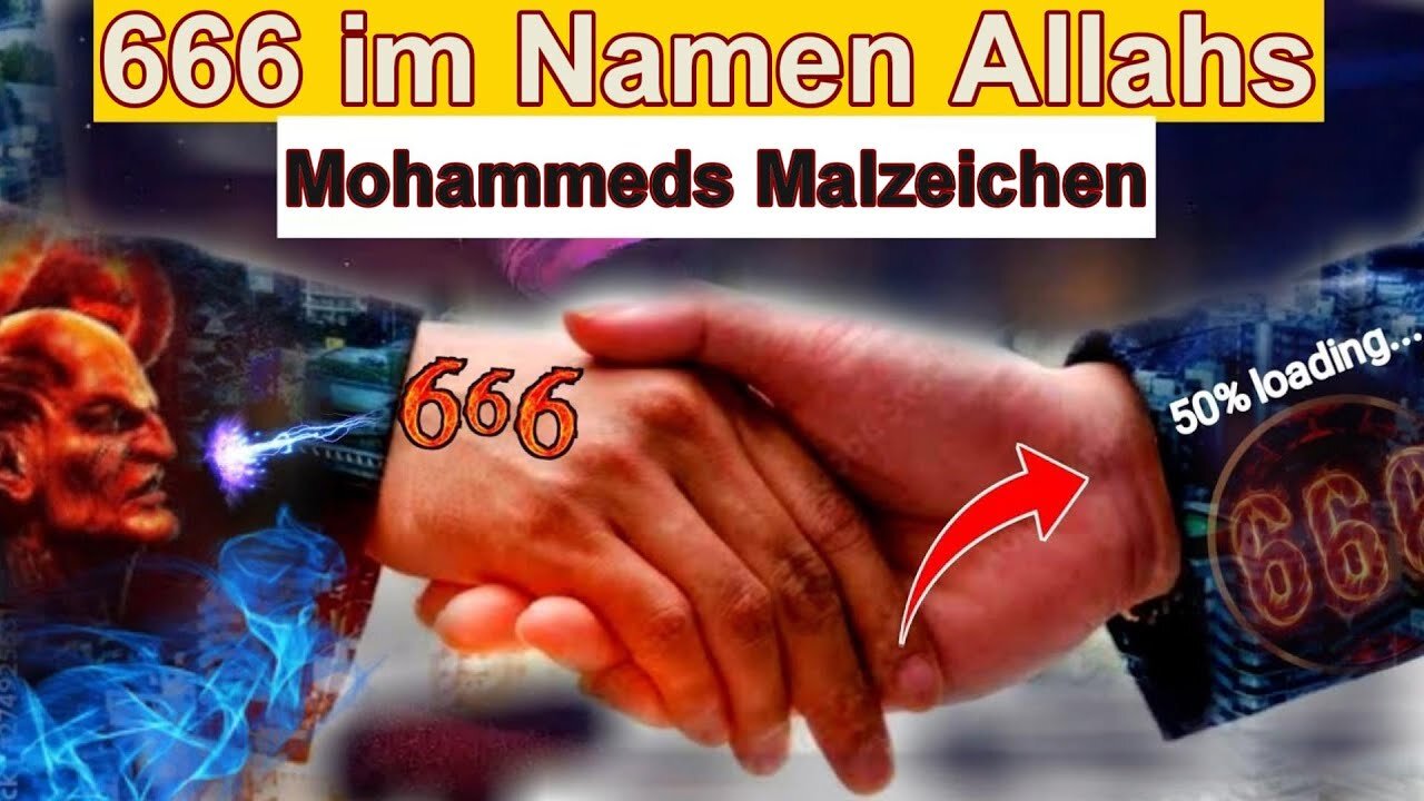 Mohammeds Malzeichen ➤ 666 im Namen Allahs@EndzeitreporterMcM🙈🐑🐑🐑 COV ID1984