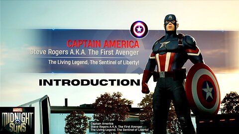 CAPTAIN AMERICA Introduction: Marvel's Midnight Suns 4K