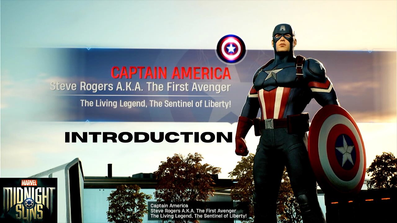 CAPTAIN AMERICA Introduction: Marvel's Midnight Suns 4K