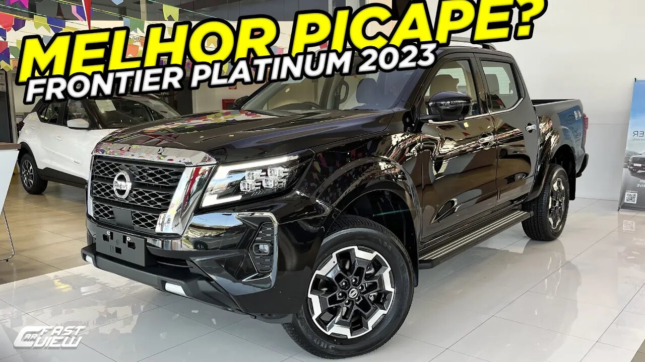 NOVA NISSAN FRONTIER PLATINUM 4x4 2023 COM PREÇO DE BMW!! MELHOR DA CATEGORIA?