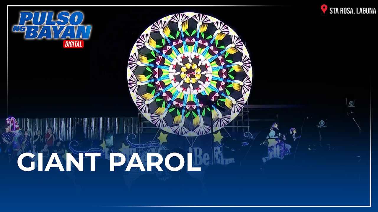 Giant parol ng Enchanted Kingdom, pinailawan na!