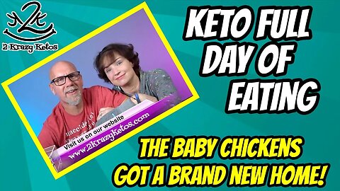 Keto full day of eating vlog | The chickens got a new home