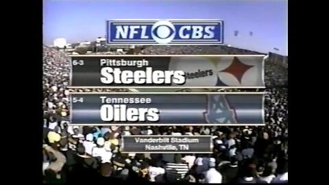 1998-11-15 Pittsburgh Steelers vs Tennessee Oilers