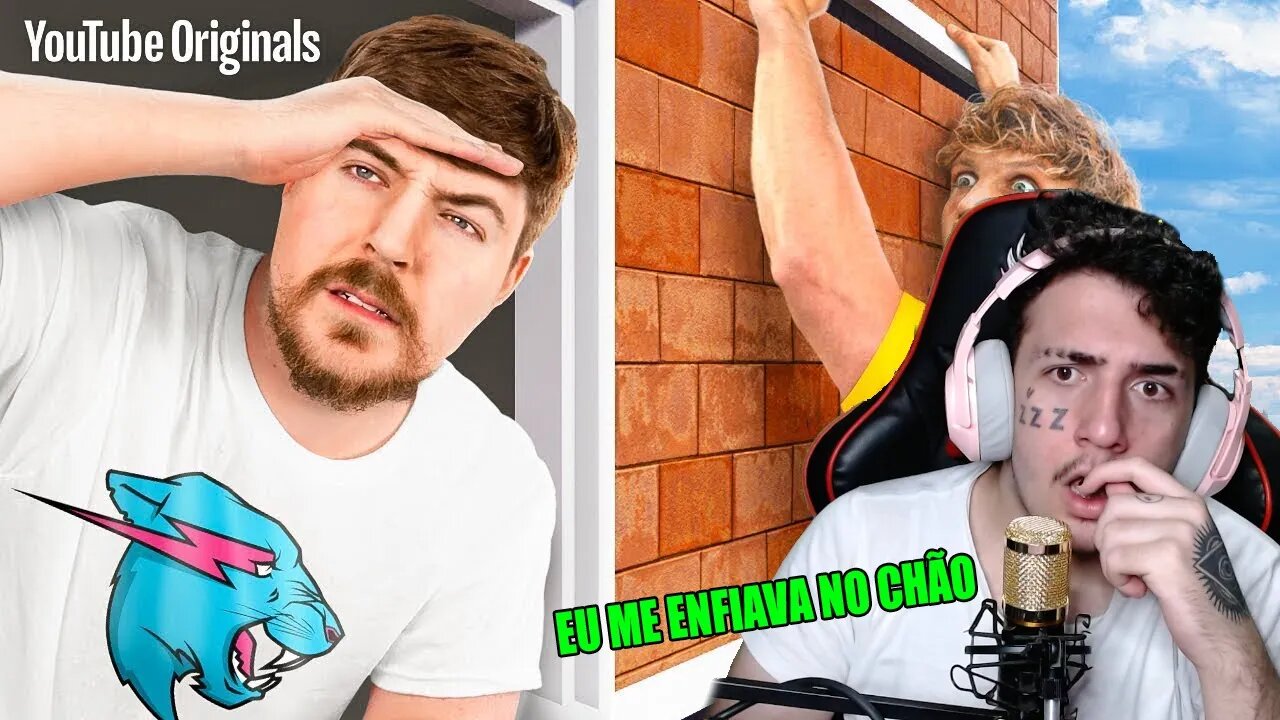 Esconde-Esconde Extremo! Valendo $1,000,000 - Léo Muriel React
