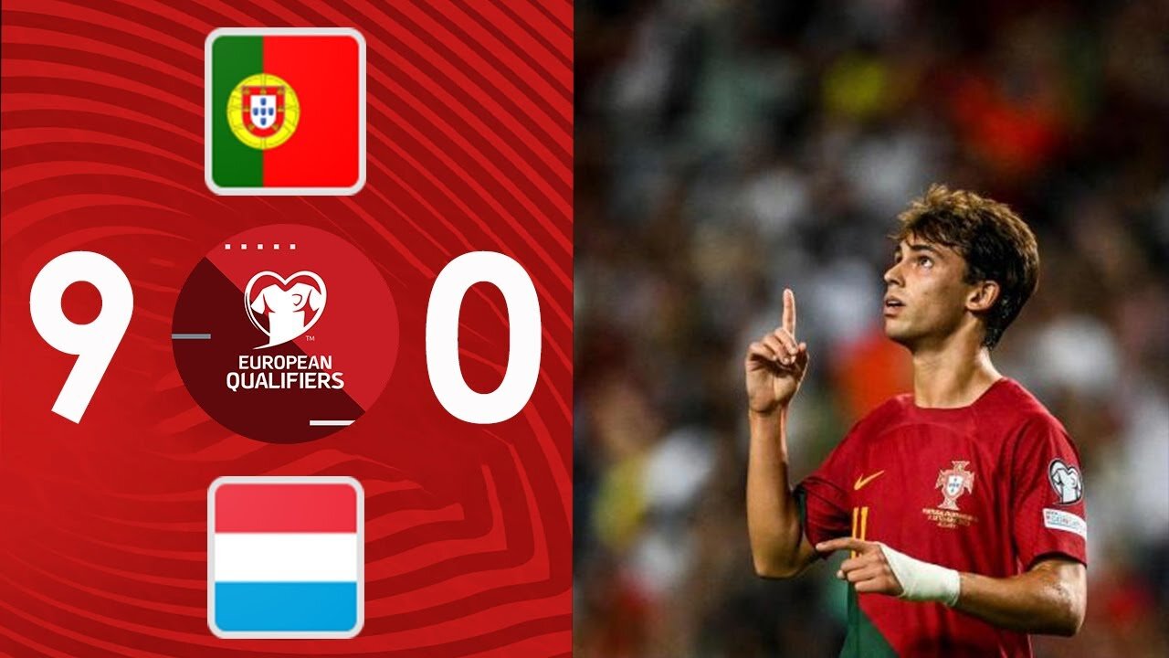 Without Cristiano Ronaldo! Portugal Scores 9 Goals vs Luxembourg |European Qualifiers HD
