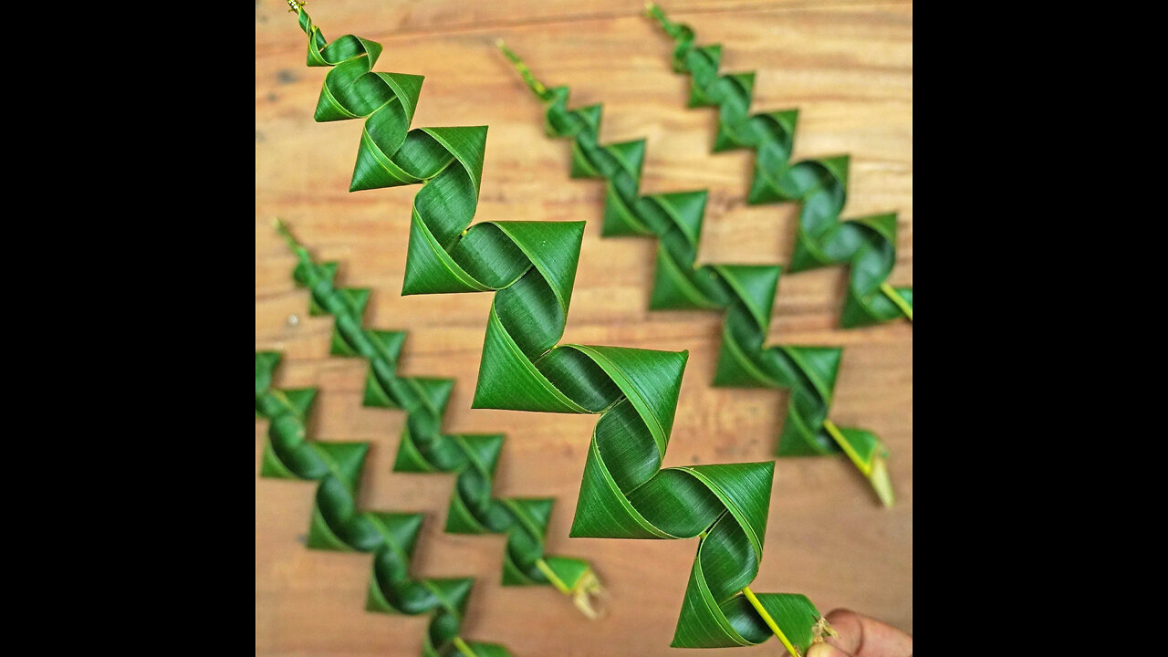 Coconut Leaf Crafts Idea😍Handmade Craft Activities With Real Leaves🌴